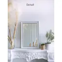 Зеркало с рамой Яркое зеркало 38001/белый 40x60 см