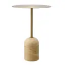 Кофейный столик круглый Bergenson bjorn 40x40x54 см золотистый