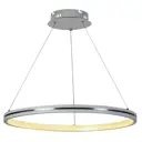 Люстра потолочная светодиодная Profit Light 6041/1 WHT с пультом управления 5 м² регулируемый белый свет цвет белый