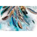 Фотообои флизелиновые DeliceDecor И 1382 Цветные перья 400x270см