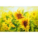 Фотообои флизелиновые DeliceDecor И 420 подсолнухи 400x270см
