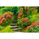 Фотообои флизелиновые DeliceDecor И 452 Прохладный сад 400x270см
