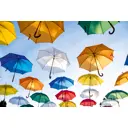 Фотообои флизелиновые DeliceDecor И 649 Цветные зонты 400x270см