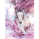 Фотообои флизелиновые DeliceDecor И 966 Фантазийная лошадь 200x270см