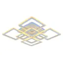 Люстра потолочная светодиодная Profit Light 8465/4+4B WHT с пультом управления 15 м² регулируемый белый свет цвет белый