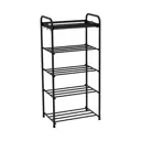 Обувница Зми 45.5x95x30 см 5 полок металл цвет черный