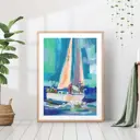 Постер 28 картин "Яхта" 50x40 см