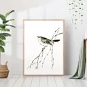 Постер 28 картин "Японская птичка" 70x50 см