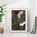 Постер 28 картин "София Линд девушка на темном" 70x50 см