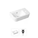 Подвесная мини-раковина Lavinia Boho One 21520929 отверстие под смеситель справа 37 см с донным клапаном