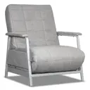 Кресло-кровать Plams Мюнхен 89x97x55 см велюр цвет серый