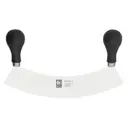 Нож для овощей ICEL 270 мм. с двумя ручками черный