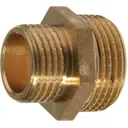 Ниппель Terma 3/8"x3/8" НР латунь 42151