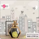 Фотообои флизелиновые Bartonwall 500x270 см Детские Домики Котенок K243-B