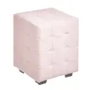 Пуф Клик мебель Кусен 30x40x30 см велюр цвет розовый