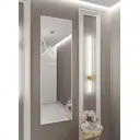 Зеркало интерьерное в алюминиевой раме настенное ONE Mirror 161x50 см белое