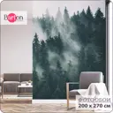 Фотообои флизелиновые Bartonwall 200x270 см Лес в тумане