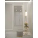 Зеркало интерьерное в алюминиевой раме настенное ONE Mirror 170x60 см золото