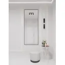 Зеркало интерьерное в алюминиевой раме настенное ONE Mirror 170x60 см черное