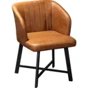 Кухонный стул R-home Loft №10 81x59x58 см рогожка цвет коричневый