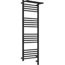 Полотенцесушитель электрический Сунержа Богема 3.0 П 400x1200 мм 300 Вт с терморегулятором и полкой лесенка цвет черный матовый