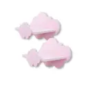 Настенная полка Pema kids 30x30 см МДФ цвет розовый