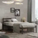 Кровать Квадрат Мета 080.9005 80x200 см металл цвет черный