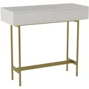 Консоль напольная Калифорния Мебель Брум 90x80.70x35 см МДФ цвет белый