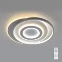 Люстра потолочная светодиодная Estares GEOMETRIA с пультом управления 15 м² белый цвет белый матовый