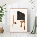 Постер 28 картин "Абстракция формы и фигуры" 70x50 см