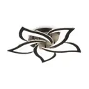 Люстра потолочная светодиодная Ambrella light Fa4472 с пультом управления 20 м² регулируемый белый свет цвет черный