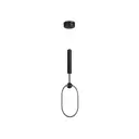 Светильник подвесной светодиодный Ambrella light Fl10577 с пультом управления 6 м² регулируемый белый свет цвет черный