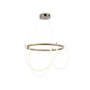 Светильник подвесной светодиодный Ambrella light Fl10503 с пультом управления 20 м² регулируемый белый свет цвет жёлтый/золотой