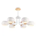 Люстра на штанге Ambrella light Traditional 6 ламп 18 м² цвет белый