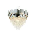 Люстра подвесная Ambrella light Traditional 9 ламп 23 м² цвет серебро