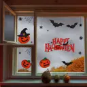 Интерьерные наклейки «Happy Halloween» тыква, 29.7x42 см