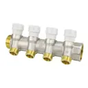 Коллектор Varmega VM14724 на 4 выхода 3/4"x1/2" латунь