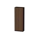 Шкаф распашной Furnistyle Лайф 80x215x40 см ЛДСП цвет венге/дуб коричневый табак