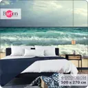 Фотообои флизелиновые Bartonwall 500x270 см 3Д Море Пляж
