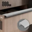 Ручка-профиль Cappio 9617985 80 мм металл хромированный