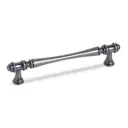 Мебельная ручка скоба Inred 102359 155 мм ЦАМ серебро