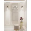 Зеркало интерьерное в алюминиевой раме настенное ONE Mirror 190x70 см золото