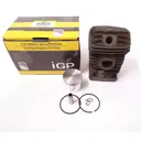 Цилиндро-поршневая группа Igp для бензопил Stihl MS230 250 42.5мм PRO поршень с графитовым напылением