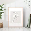 Постер 28 картин "Линейный арт минимализм" 50x40 см