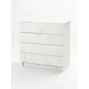 Комод Letta Ультра 4 ящика 75x33x73 см ЛДСП цвет дуб крафт белый