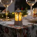 Светящаяся электрическая фигура Серебристый фонарь с совой для дома Luazon lighting 0 ламп h 5 см разноцветный