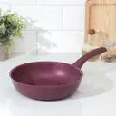 Сковорода Kukmara Trendy style 24 см без крышки алюминий литой цвет сиреневый