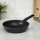 Сковорода Kukmara Традиция 172945 22 см со съемной ручкой без крышки алюминий литой цвет черный