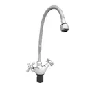 Смеситель для кухни с поворотным изливом Roegen RP024D цинковый сплав цвет хром