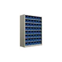 Система хранения с пластиковыми ящиками Honeycomb Ironbox Standart 4109 79x110x41 см сталь с покрытием цвет синий/серый